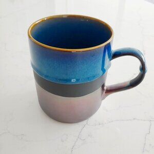 Roscher Stoneware Metallic Iridescent Coffee Mug Cup Farmhouse Boho Cottage